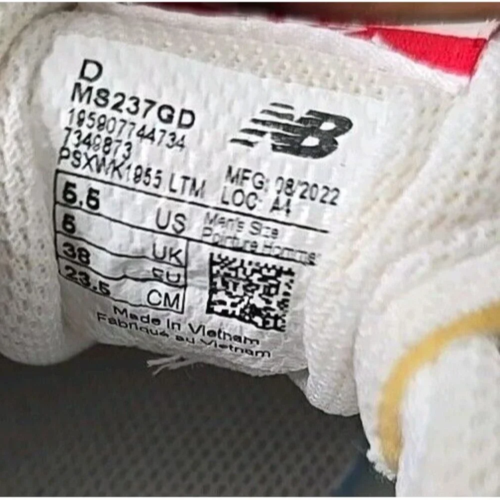 New Balance Mens 237 Nimbus Cloud/White Fashion Sneaker‎ Size 5.5